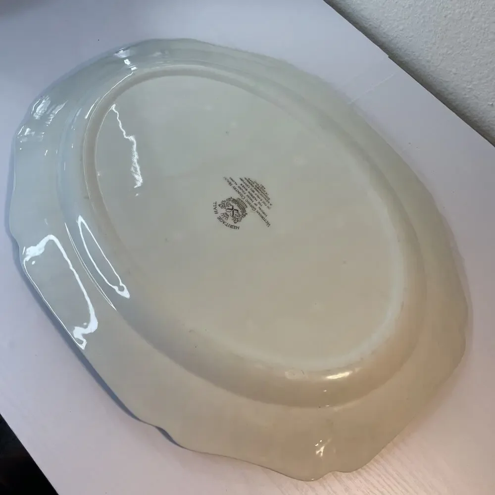 Mid 20th Century Johnson Brothers Heritage Hall Ironstone Platter-Victorian
